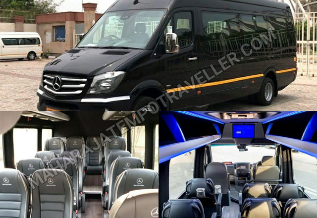 16 seater mercedes sprinter imported van hire delhi