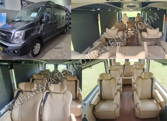 9+1 seater force urbania modified seats imported van on rent in delhi